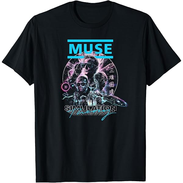 Amazon.com: Muse 'Resistance Moon' (Black) T-Shirt (Small