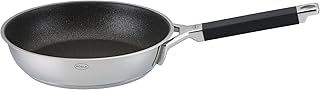 RÖSLE SILENCE Bratpfanne, Pfanne mit kratzfester Antihaftversiegelung ProResist mit Silikongriff, 28 cm, PFOA frei, Edelstahl 18/10, Spülmaschinengeeignet