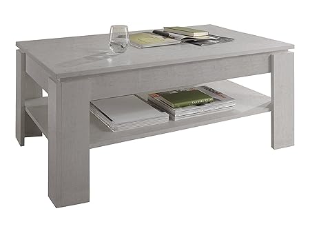 trendteam 1100-112-34 Couchtisch, 110 x 65 x 47 cm, Beton Industry Nachbildung