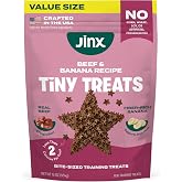 Jinx Dog Training Treats, Bite-Sized Training Treats for Dogs, Beef, 16oz | Healthy Dog Treats Training with Grass-Fed Beef, Vitamins for Immunity &amp; No Fillers for Puppies, Adults &amp; Seniors