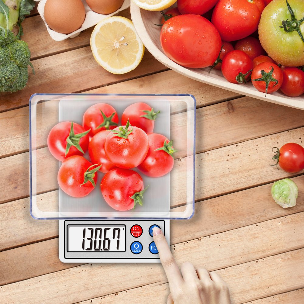 Digital Kitchen and Food Scale 600g 0.01g, Next-shine High-precision Pocket Scale, Multi-functionals Pro Scale with LCD Display, Tare, PCS, Back-lit