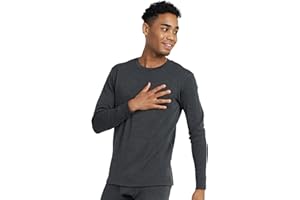 LAPASA Men 100% Merino Wool Shirt Base Layer Lightweight Midweight Thermal Top Long Sleeve Hunting Undershirt Warm Long John