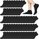 GEPAPE Mens Cushion Ankle Socks Men Low Cut Comfort Breathable Casual Socks Bulk