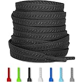 UamGlsob 7mm Non-Slip Soccer Shoelaces for Football Cleats | Durable Grip Anti-Slip Silicone Shoe Laces, Cleat Shoe Strings Replacement for Running Baseball Sneakers