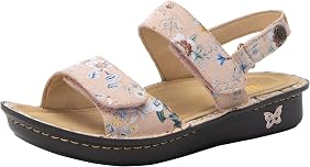 Amazon.com | Alegria Womens Verona Pretty Calm Leather Sandal 5-5.5 M US |  Platforms u0026 Wedges