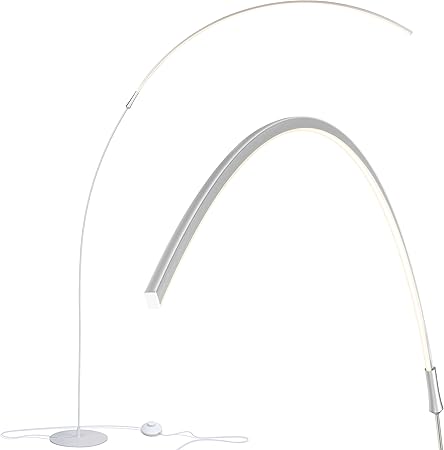 Brightech Sparq Hanging Led Arc Floor Lamp Over The Couch