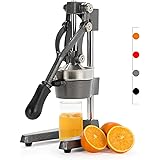 CO-Z Commercial Grade Citrus Juicer Professional Hand Press Manual Fruit Juicer Orange Juice Squeezer for Lemon Lime Pomegran