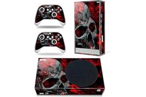 DOMILINA Full Body Vinyl Skin Stickers Decal Cover for Series S Console & Controllers(Blood Skull)