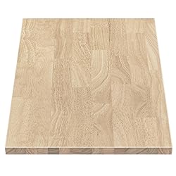ARIEL 36 x 25 x 1.5 Hevea Unfinished Butcher Block