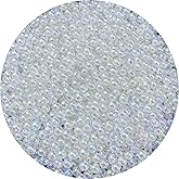 1500 Pcs 4mm Acrylic Round Beads AB Colors Round Spacer Beads for Earring Bracelet Necklace Key Chains Jewelry DIY Craft Making (Clear AB)