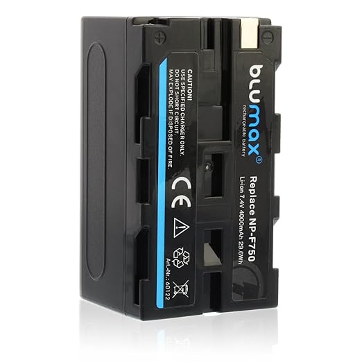 Blumax Akku für Sony NP-F750 / F550 / F970 / F960-4000mAh
