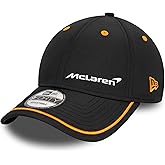 New Era Men's 940 Mclaren Automotive Contrast Piping 9Forty Baseball Cap Black, BLACK, osz