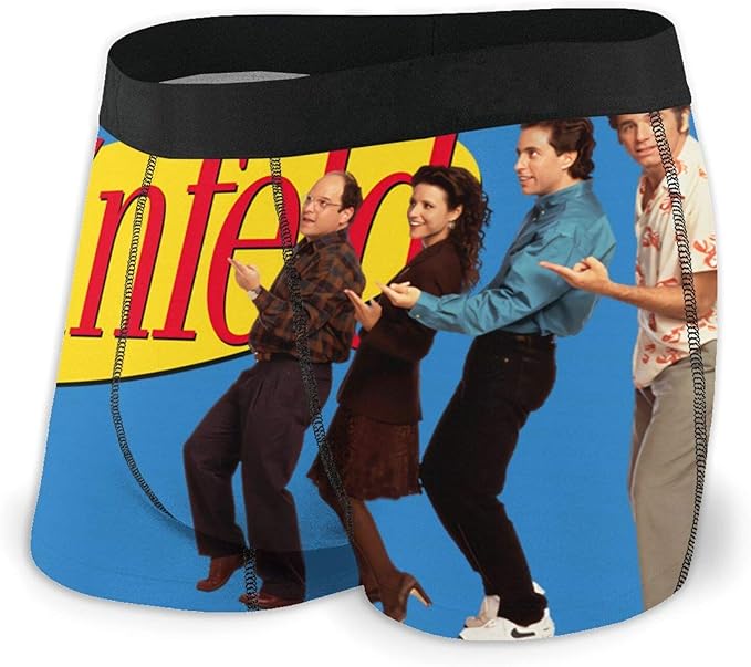Gerneric Seinfeld Men's Breathable SportsInspired Boxer Briefs Regular