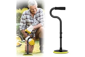 KWIKONE Mobility Aids Tool Device to Help Get up from Floor Standing Aids & Supports Assist Devices for Seniors, Standing Mobility Aid for Elderly Rising Indoors, Garden, Housework Matte Purple (Matte Black)