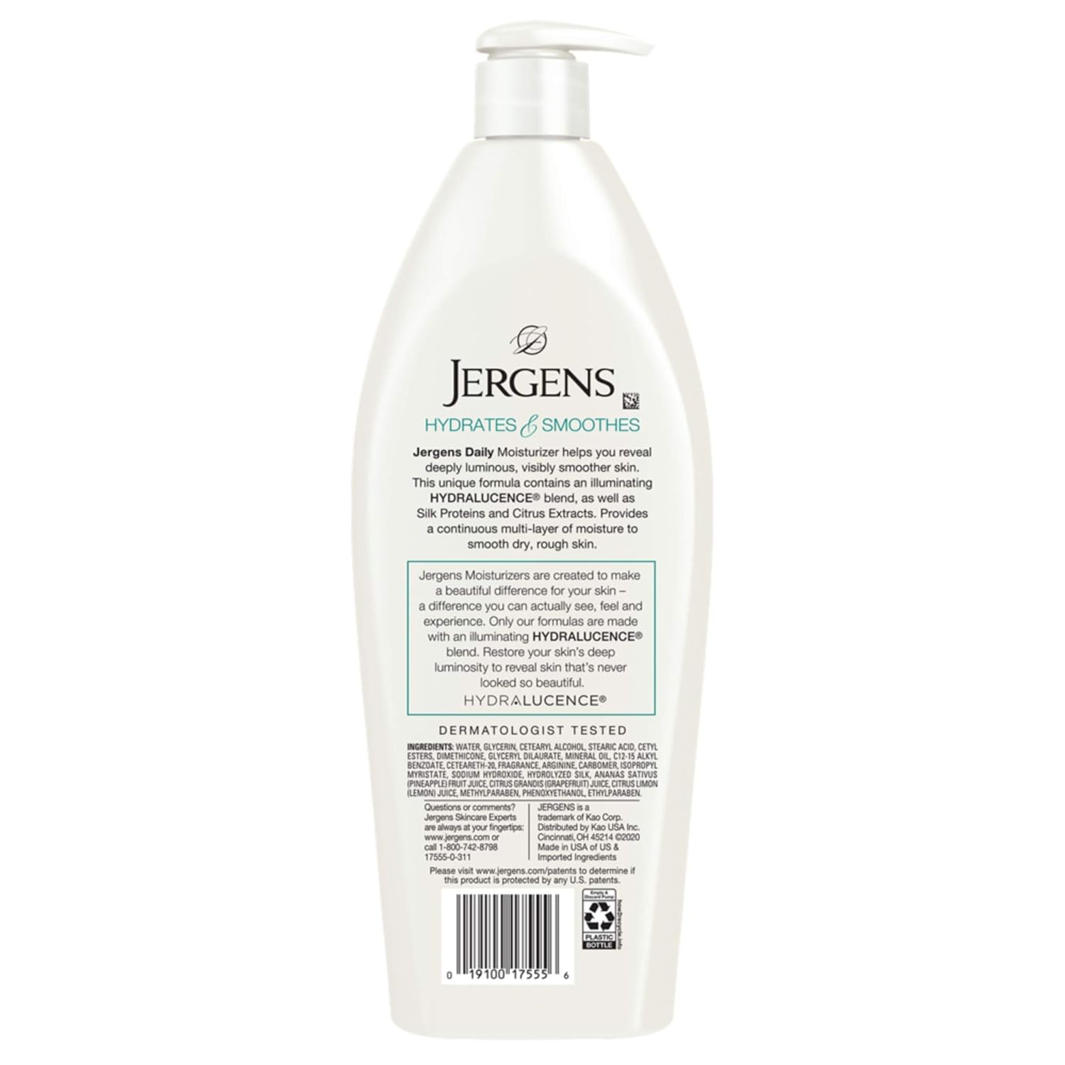 jergens unscented lotion