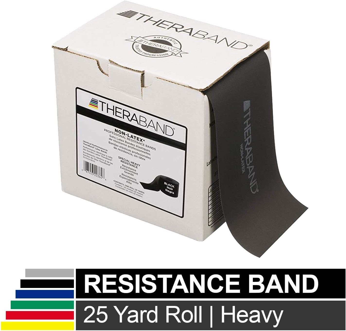 TheraBand Latex-Free Resistance Band for Pilates Home Gym, Rehab, Professional Physical Therapy & Fitness Equipment