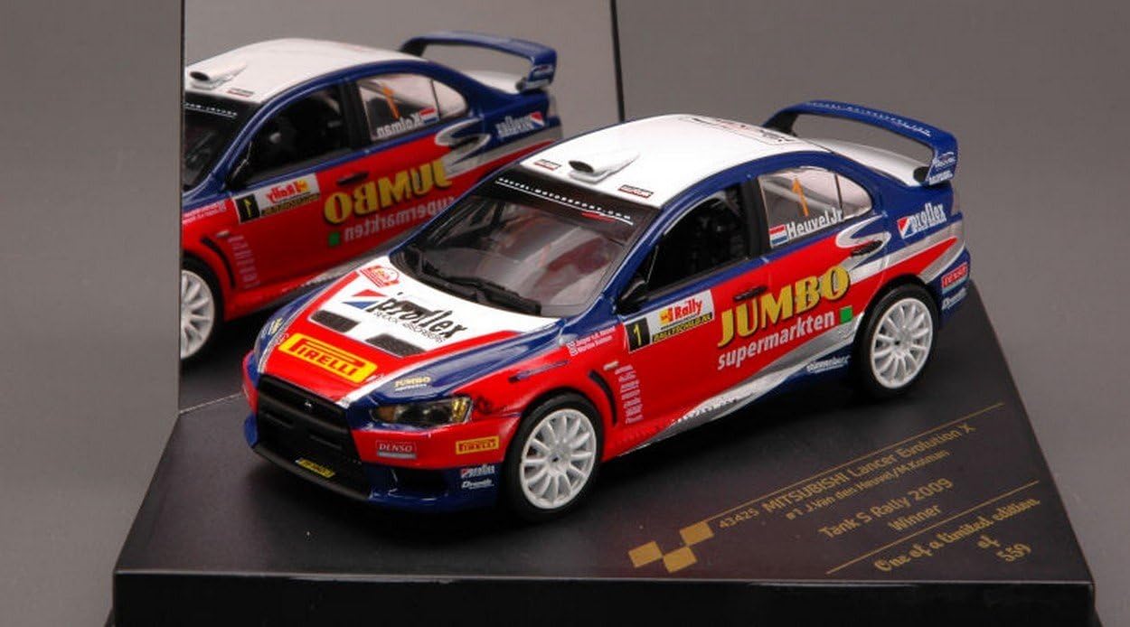 VITESSE VE43425 MITS.LANCER EVO X N.1 HOLL.2009 1:43 MODELLINO DIE CAST MODEL