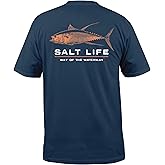Salt Life Mens Salt Life Deep Ventures Short Sleeve Tee