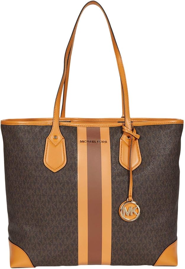 Amazon.com: MICHAEL Michael Kors Eva Large Tote Cider ...