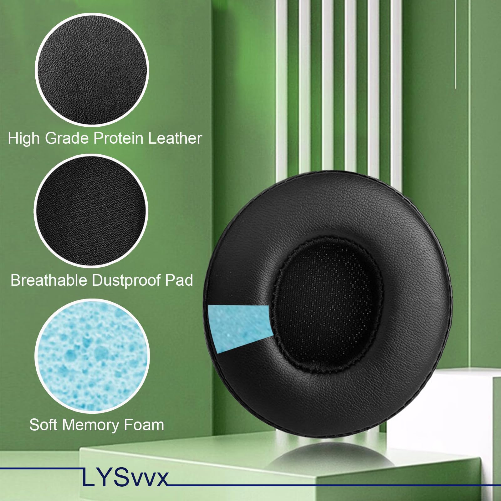 Solo 3 Ear Pads - Replacement Earpads for Beats 2 & 3 Wireless...