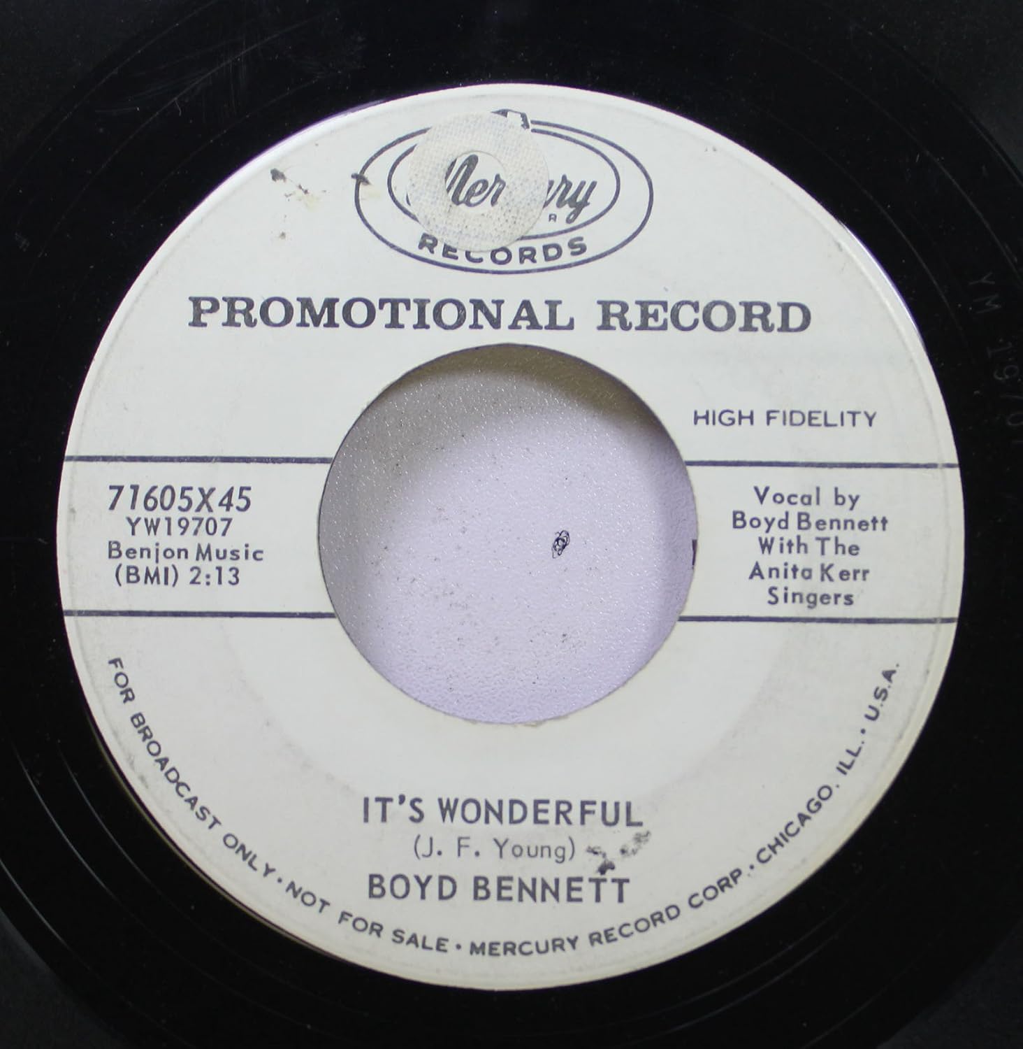 Boyd Bennett 45 Rpm It S Wonderful Amo Amas Amat Amazon Com Music