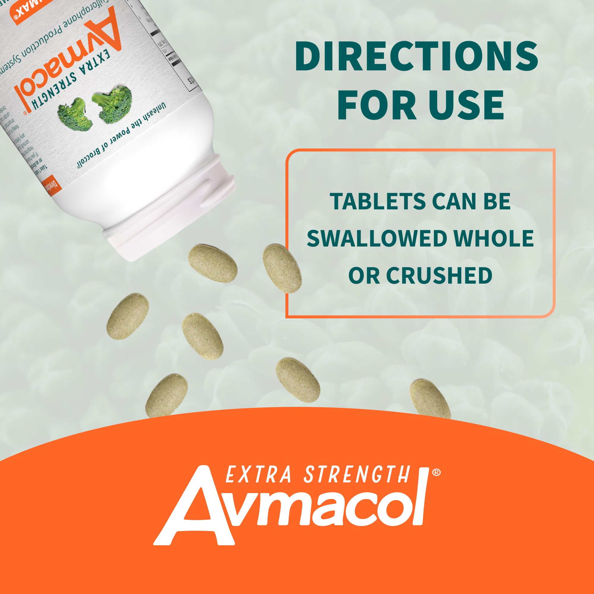 Nutramax Laboratories Avmacol Extra Strength Sulforaphane-Producing Supplement for Detoxification, Antioxidant Support, Immune Health, Adults & Children, Moringa, 30 Tablets