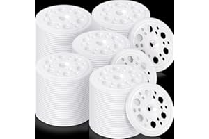 Taiyin 500 Pcs 1.77 Inch/ 45 mm Plastic Washers Foam Board Insulation Load Spreading Polypropylene Washers for Fixing and Supporting Rigid Foam Spreading for Screws Nail