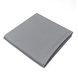 Pico Textiles 4 Yards Bolt Silver Poly Cotton Twill