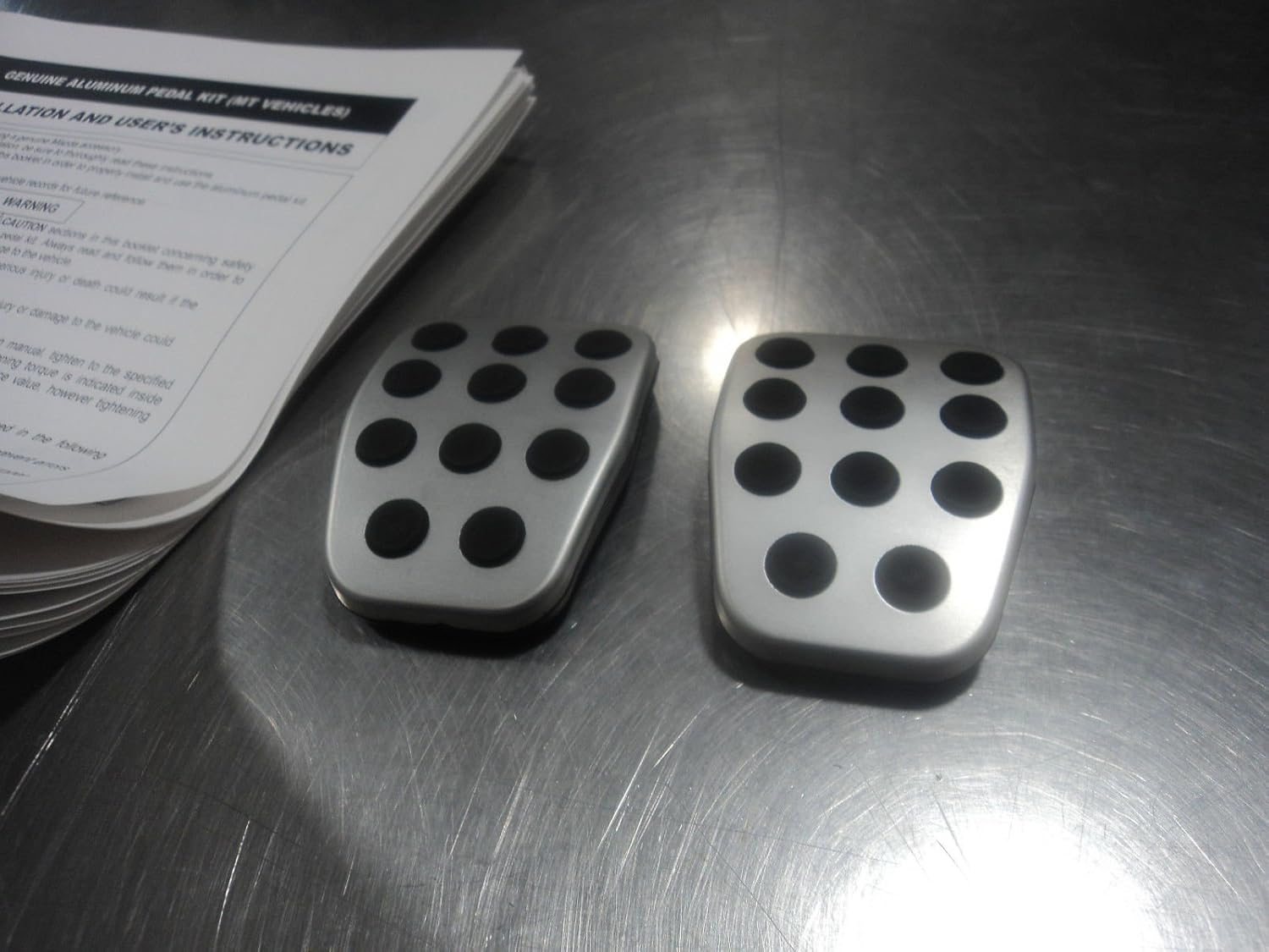 Amazon.com: Mazda 6 2014 New OEM brake and clutch pedal pads manual  transmission BHN1-V9-097: Automotive