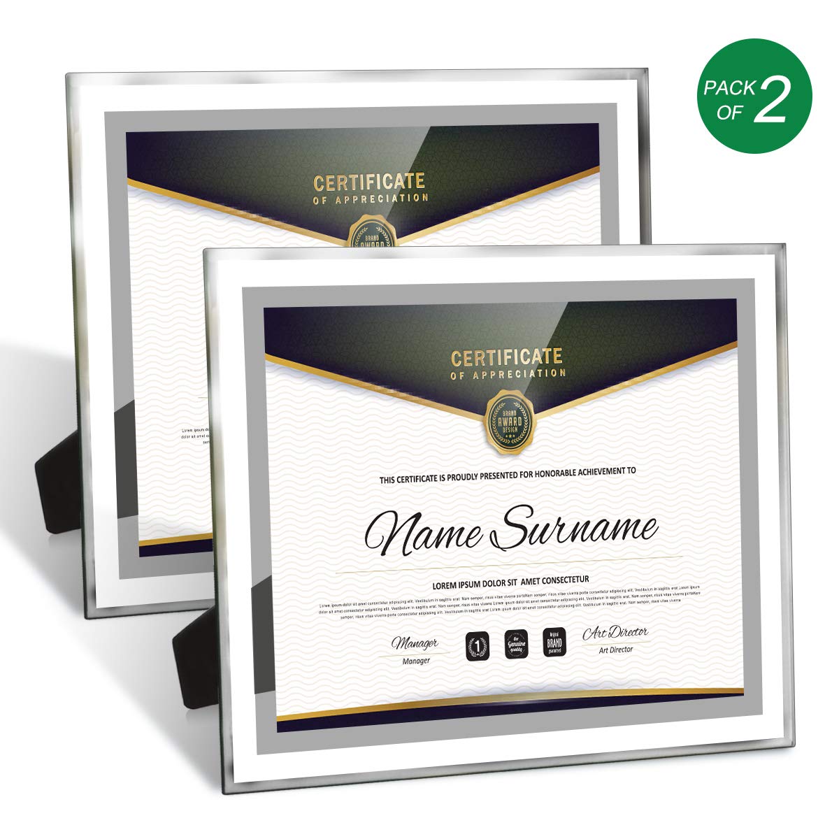 Home & Kitchen Document Frames Ohh Art 8.5x11 Diploma Frame Certificate