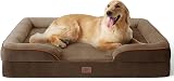Bedsure Dog Sofa Bed Extra Large Orthopedic 122x89x20cm Brown