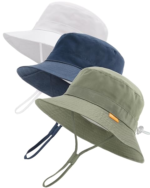 FURTALK BABY TODDLER SUN HAT KIDS BUCKET HAT UPF50+ UV ADJUSTABLE LIGHTWEIGHT BREATHABLE FOR OUTDOOR ACTIVITIES