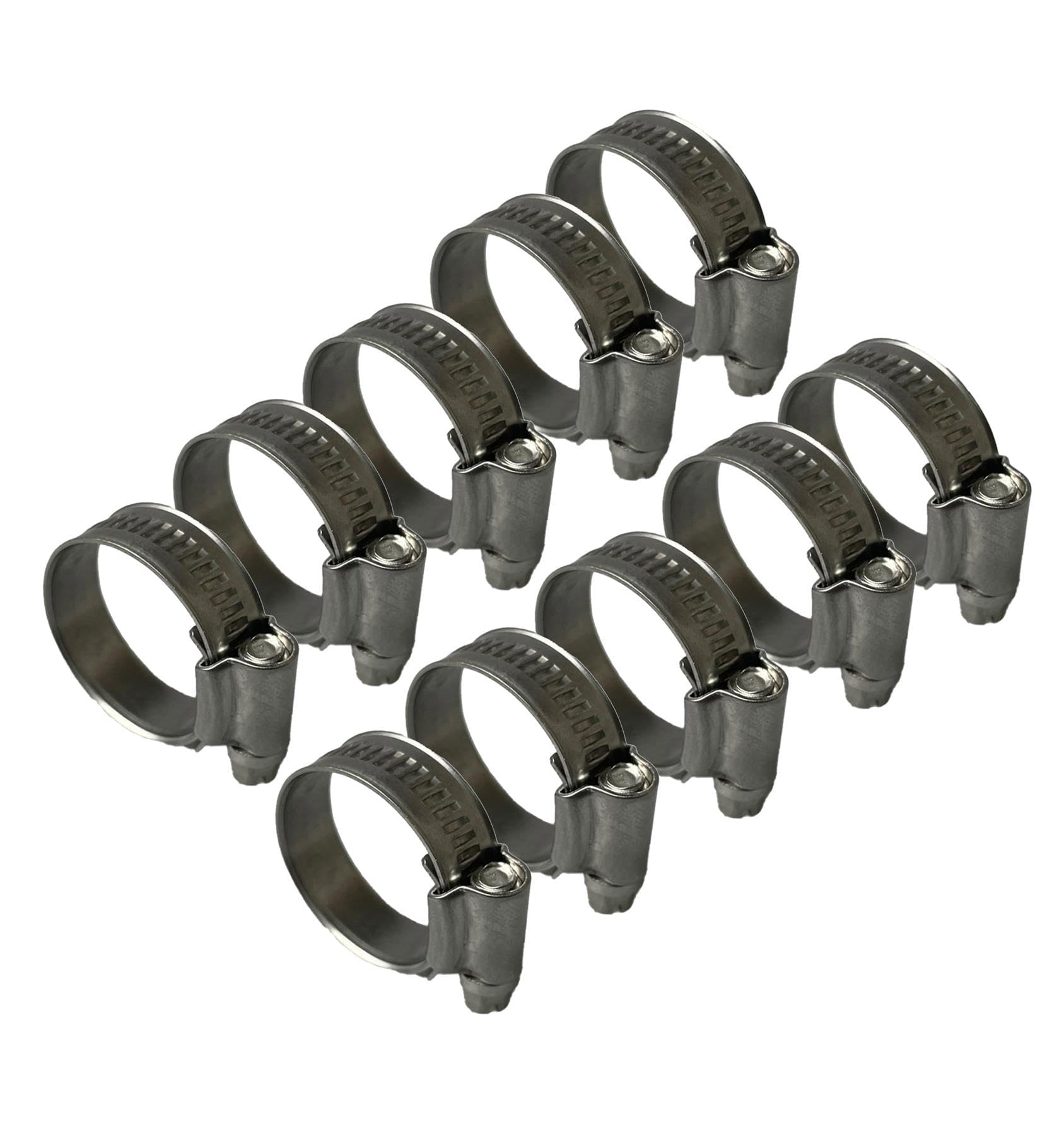 Stainless Steel British Type Hose Clamp 22-30mm x10