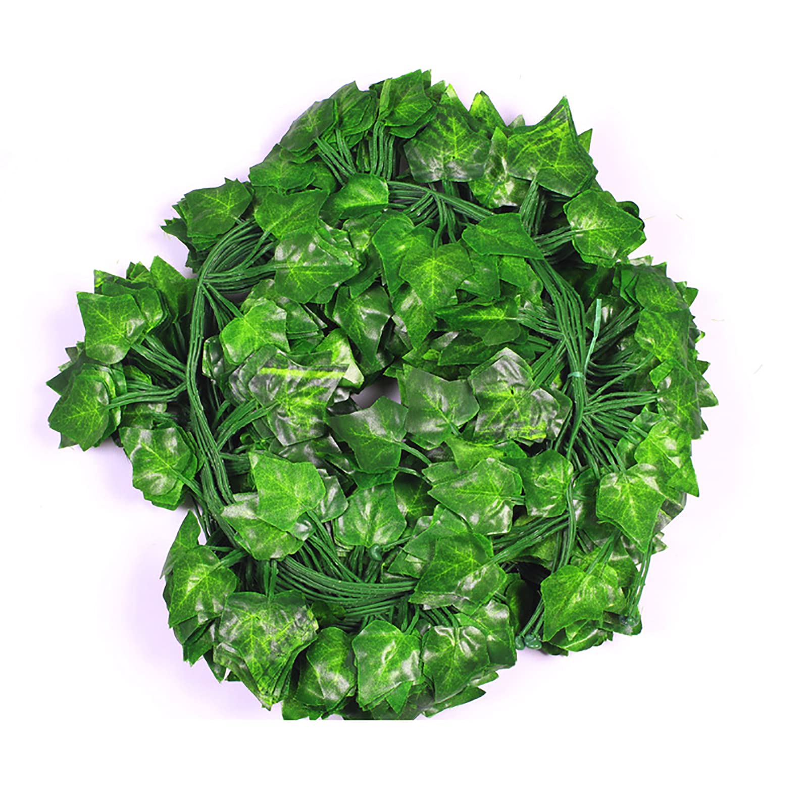 Artificial Ivy Hanging Plants Room Decor Artificial Garland Ivy Handmade Garland Leaves Greenery Home Kitchen Garden Wedding Backdrop Arch Wall Decoration 200cm x 12 Pieces