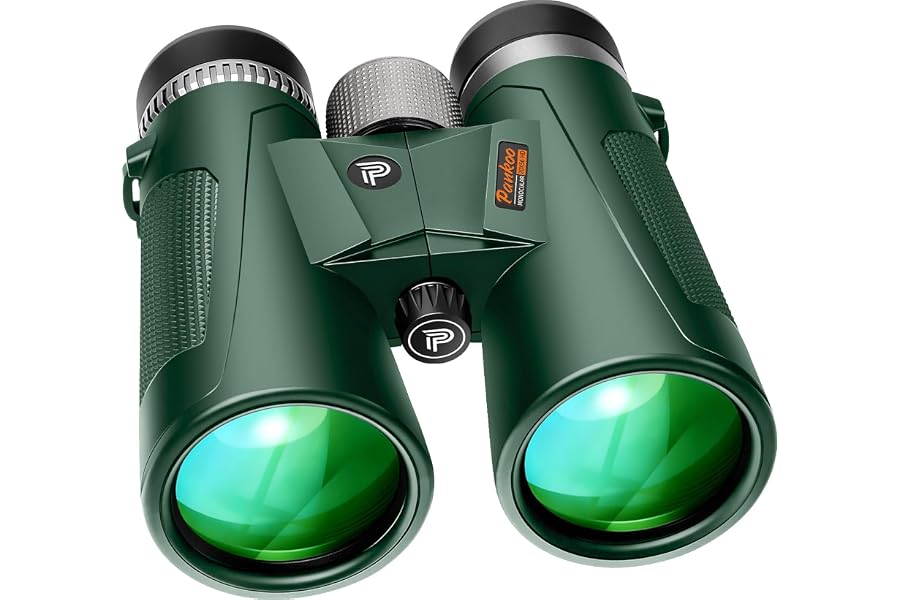 Pankoo 20x56 Binoculars for Adults High Powered - Large View Waterproof Binoculars with Clear Low Light Vision - Compact Binocular Essentials for Hunting Camping Cruise Travel Bird Watching Sports