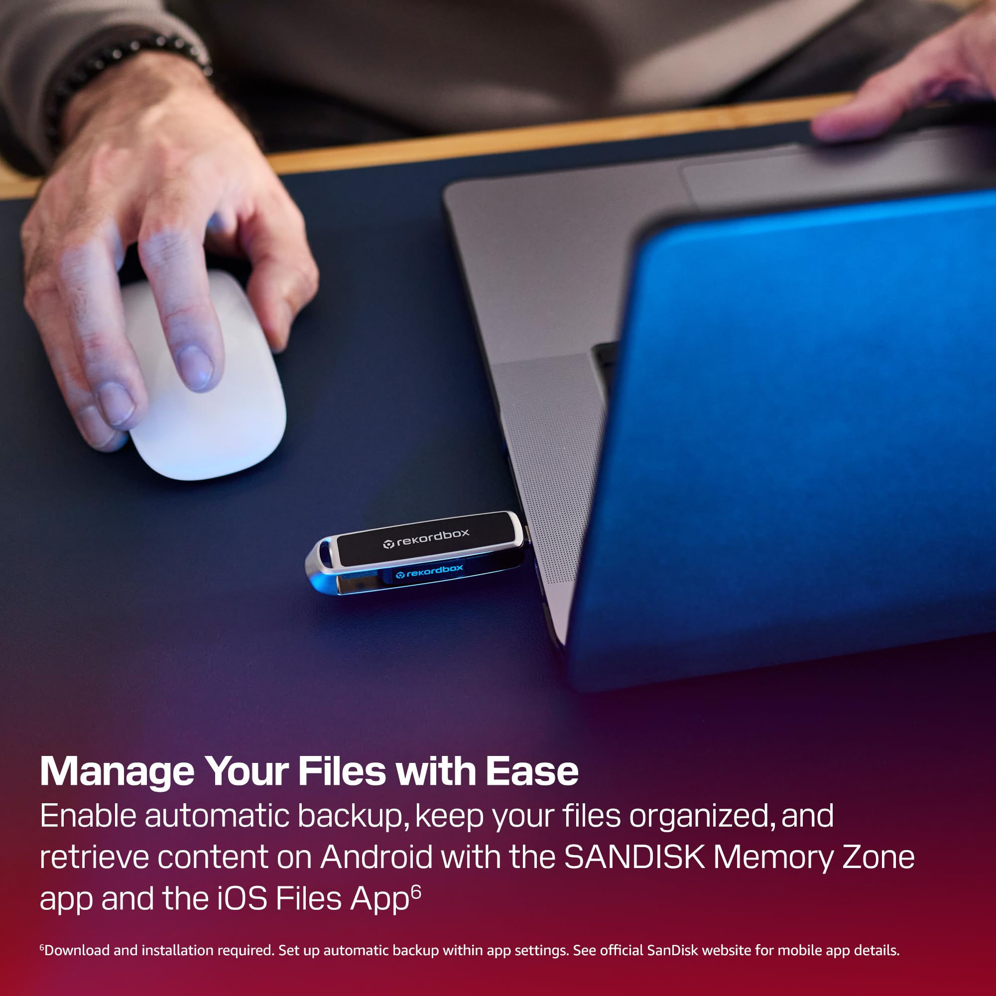 SanDisk 512GB DJ Flash Drive - Up to 1,000 MB/s Read Speed and 900 MB/s Write Speed, High-Performance, Dual Connector USB Type-C and USB Type-A Flash Drive - SDDDE1-512G-GR46