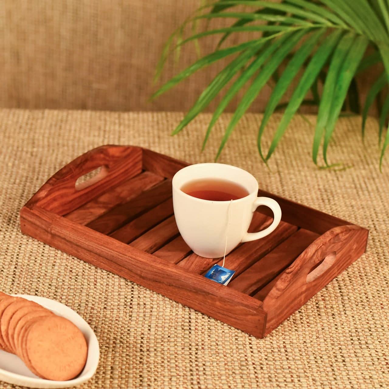 Buy Craftize Mstore Wooden Serving Trays for Dining Table Restaurant