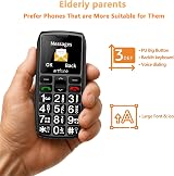 artfone C1P 4G Big Button Mobile Phone for Elderly Unlocked 1800mAh Battery view 2