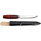 Morakniv Classic No. 3 Carbon Steel Craft Knife for Wood Carving and Crafting with Sheath, 5.3 Inch