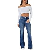 Forever 21 Womens Curvy High-Rise Flare Jeans