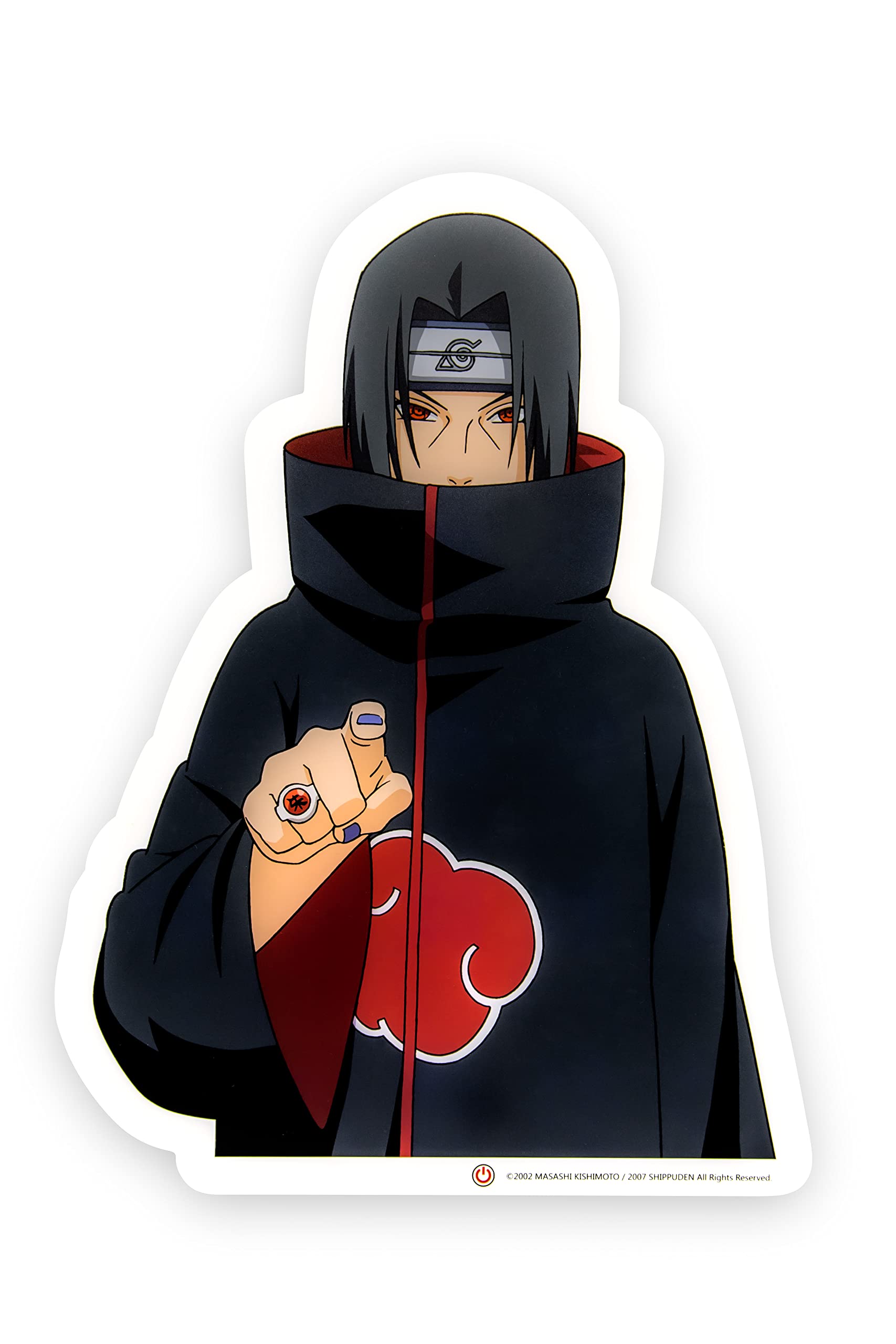 TEKNOFUN Itachi Neon Neon Style Naruto Shippuden, Black, Red