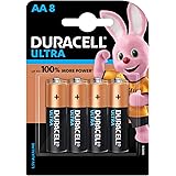 Duracell Ultra Alkaline AA Batteries (Pack of 8)