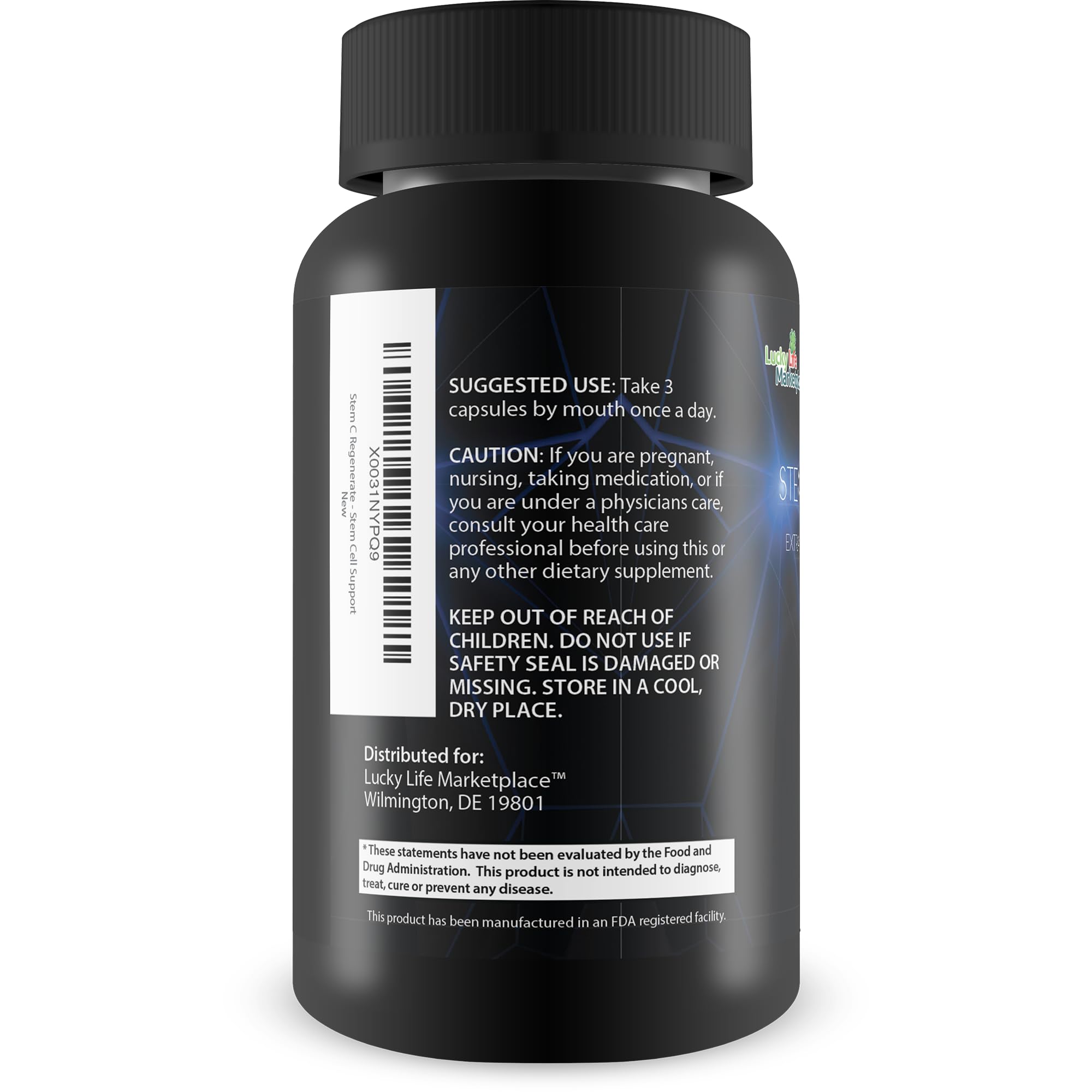 Stem C Regenerate - Natural Stem Cell Support - Help Support Boosted Natural Stem Cells, Aid Reduced Inflammation, and Oxidation - Best Stem Cell Supplements Self Proclaimed