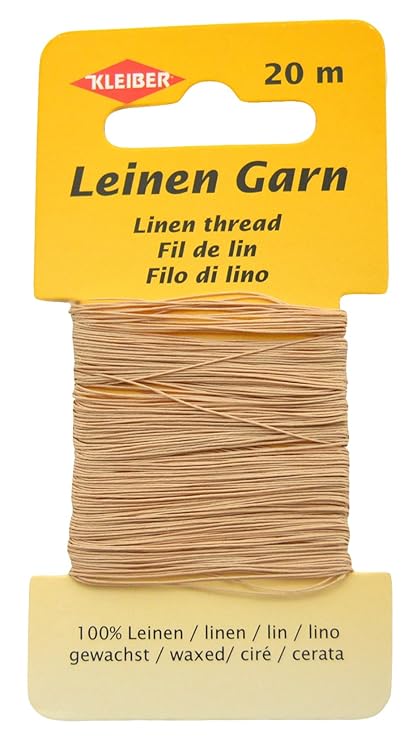 Kleiber 11,8 x 6,2 x 0,4 cm Leinen-Garn, Beige