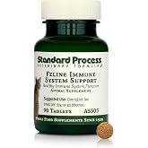 Standard Process Feline Immune System Support, 90 Tablets | Nutritional Supplement for Feline Immune Health Support, Cat Supplement Tablets to Aid Healthy Immune Cells and Tissue