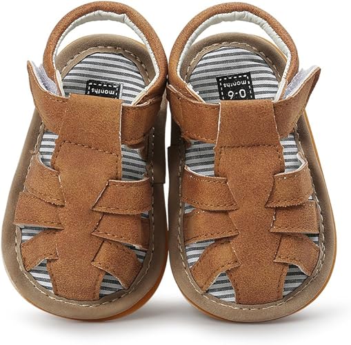 baby boy tan sandals