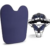 Teyva Daily 2 Pcs Umpire Gear Set,Umpire Mask and Chest Protector Pad,23.5'' x 21'' x 2.4'' Exterior Body Protector and Universal Face Mask, Suitable for Adult Baseball, Softball, Sports