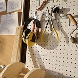 sourcing map 60pcs 12" Stainless Steel Pegboard Hooks J-Shape Wall Mount view 6