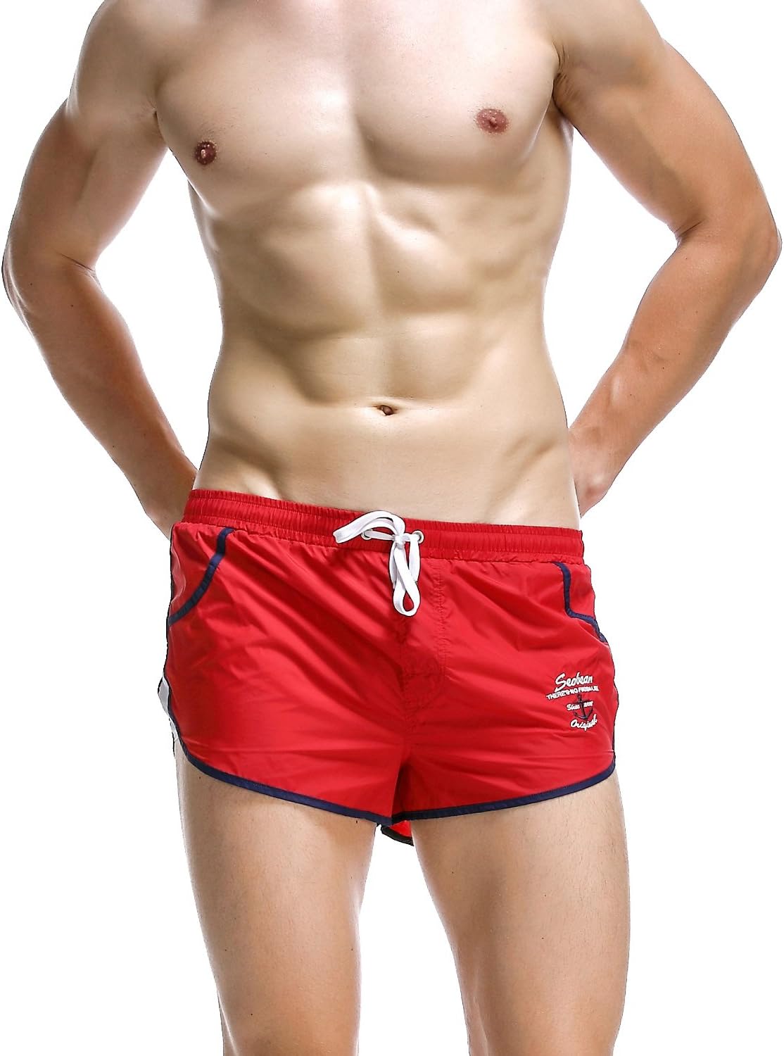 Mens Low Rise Sports Short Swimwear Board Shorts