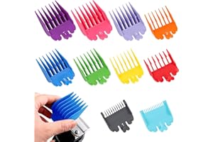 Professional Clipper Guards Comb Set, 10 Pcs Professional Hair Clipper Card Comb Fitting Replacement, Cutting Guides, Kinds f